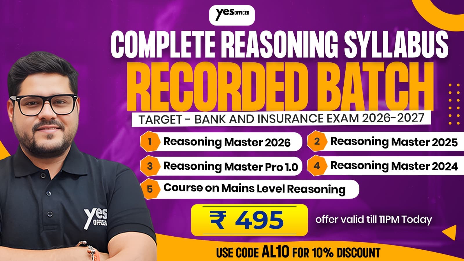Complete Reasoning Syllabus (Recorded) by Ankush Lamba
